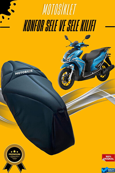 Motobros Husa de șa confortabilă cu burete viscoelastic, model special KANUNI...