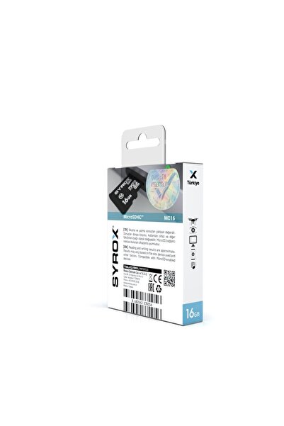 Syrox 16GB MİCRO SD KART (HAFIZA KARTI)