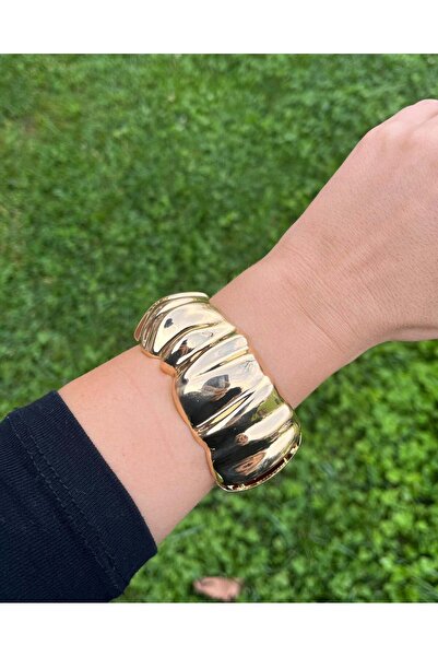 nunu takı Patterned Wide Clamp
