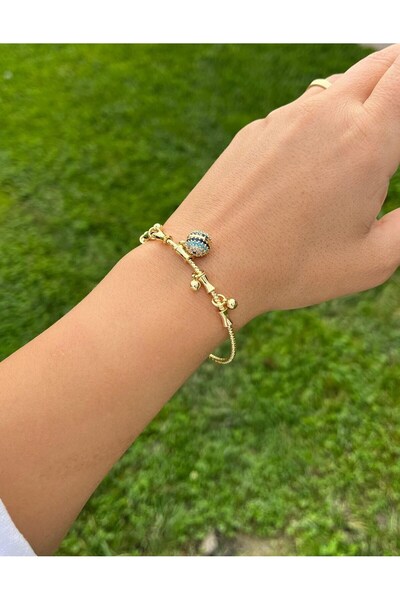 nunu takı Top and Stone Detailed Handcuffs