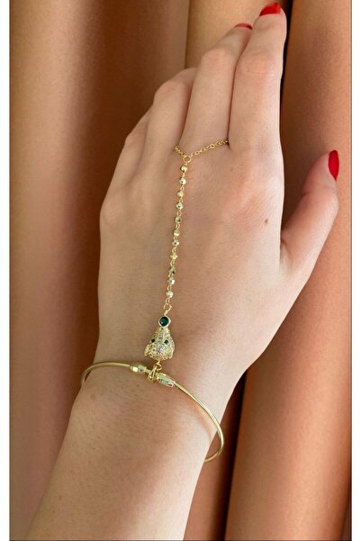 nunu takı Leopard Charmed Handcuffs Şahmeran