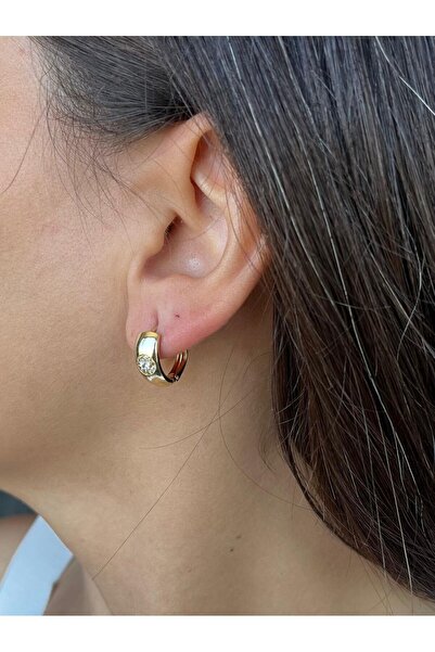 nunu takı Xuping Big Stone Earrings