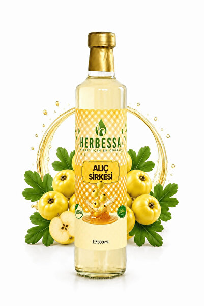 herbessa Alıç Sirkesi 500 ml | Doğal Fermente | Sirke Anası ile Mayalanmış | ...