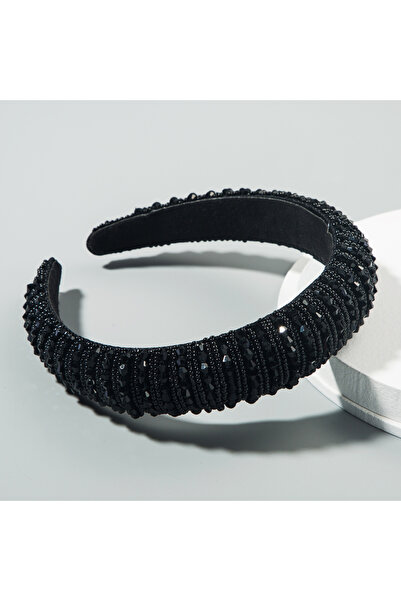 Choice Hairbands Black Handwoven Crystal Hair Bands From Europe And America, ...