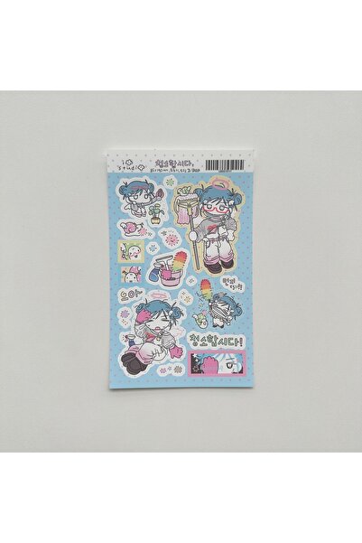 Choice9 01 1/10PCS Korean Cute Girl Stickers Cartoon Sweet Girl Character Sti...