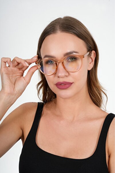 Olivier Philippe Round Honey Olivier Philippe Blue Light Protective Glasses