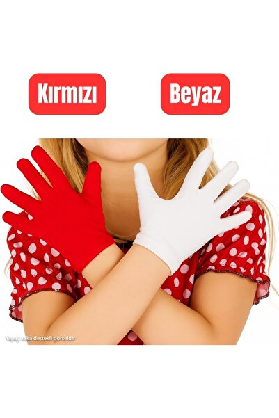 AXE SPORTSWEAR Dječje rukavice crvene i bele boje & bend & pantomima & predst...