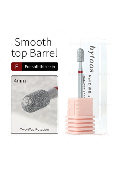 Choice7 C407-F(S) HYTOOS Chrome Diamond Nail Drill Bits Pro Russian Cuticle B...