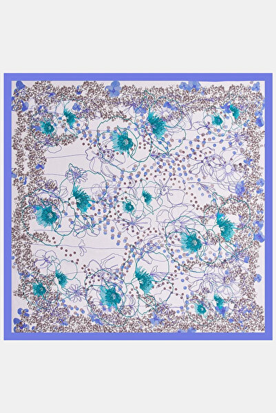 KYR Karma Pattern Viscose Scarf Lilac