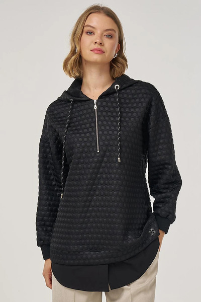 Kayra Dokulu Sweatshirt Siyah