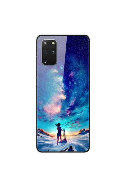 REDz Accessories Carcasă compatibilă cu modelul Samsung S20 Plus, sticlă Nort...
