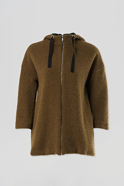 Kayra Hooded Jacket Khaki