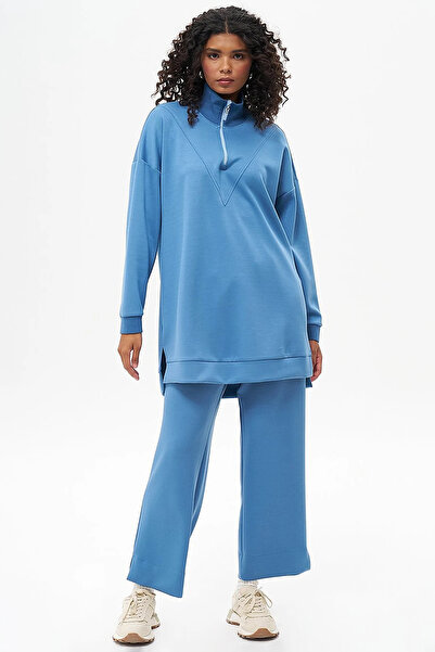 KYR Crown Blue Scuba Trousers - Elastic Waist