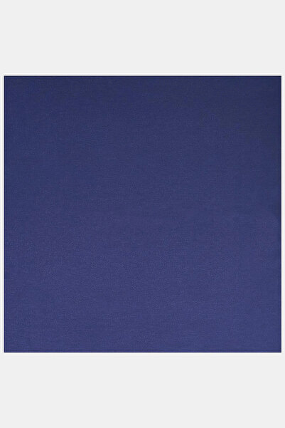Kayra Jacquard Plain Scarf Navy Blue