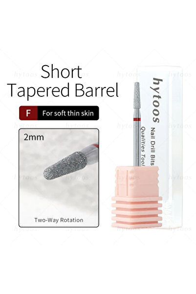 Choice19 B208-FS) HYTOOS Chrome Diamond Nail Drill Bits Pro Russian Cuticle B...