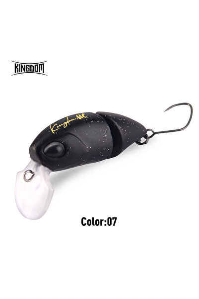 Choice KINGDOM 37mm 2.3g Color 07 Kingdom Two Section Micro Minnow Fishing Lu...