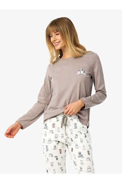 Blackspade Kadın Pijama Takımı 52265 - Vizon