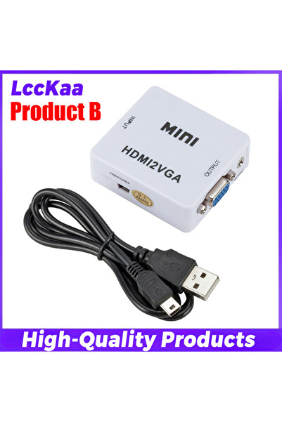 Choice1 HDMI to VGA 1080P HDMI-compatible To VGA Converter VGA To HDMI-compat...
