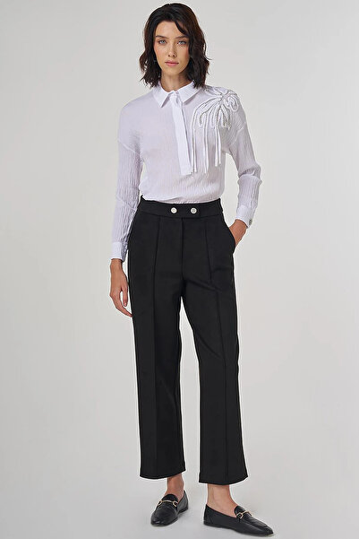 KYR Çimalı Suede Trousers Black