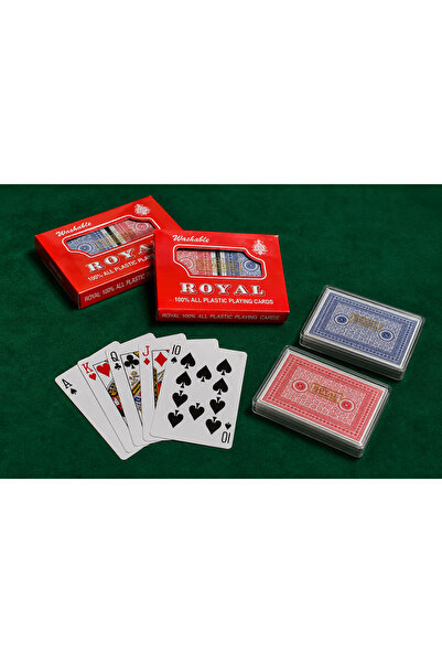 BAKTUĞ Plastık Poker Kağıdı