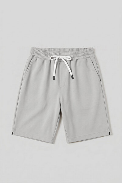 TOMMY LIFE Taş Standart Fit Basic Arka Cepli Erkek Şort - 81314