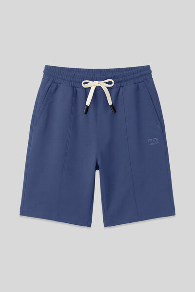 AIR JONES Petrol Cotton Thick Soft Textured Standard Fit Basic Men's Shorts -...