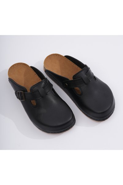DOGİYE 6350 Perforated Black Color Sabo Slippers