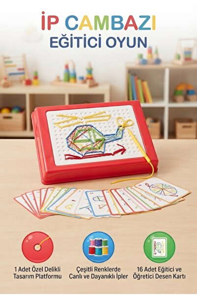Tıfıl Toys مجموعة ألعاب تعليمية لتطوير المهارات من رووبر مع 16 بطاقة بأنماط م...