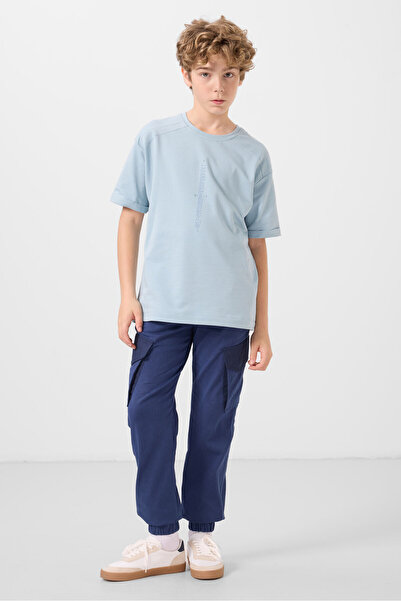 TOMMY LIFE Parlament Standard Fit Woven Lightweight Flexible Chino Boy's Trou...