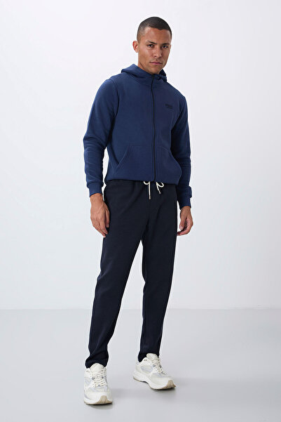 TOMMY LIFE Parliament Surface Textured Standard Fit Men's Tracksuit Bottom - ...