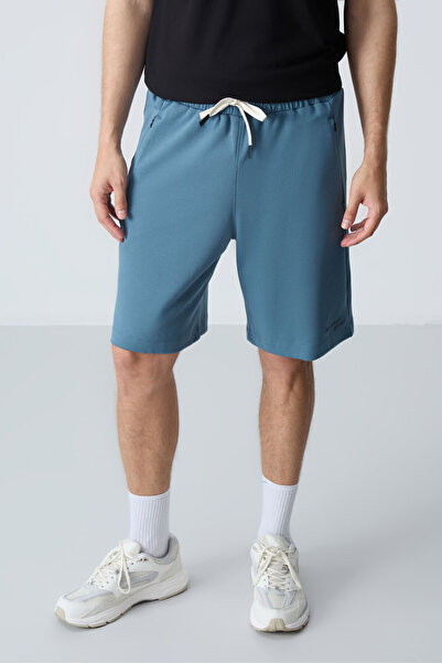 AIR JONES Forest Green Cotton Thick Soft Textured Standard Fit Basic Men's Sh...