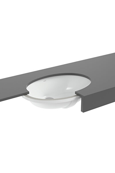 VitrA S20 6069B003-0012 Tezgah Altı Lavabo, 52 cm, Beyaz
