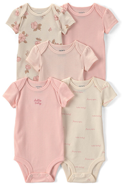 Carter's Kız Bebek Çoklu Paket Body Prematüre-24 Ay Çok Renkli