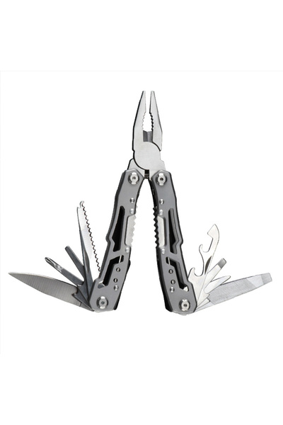 Choice Silver Camping Multitool Stainless Steel Portable Folding Knife Pliers...