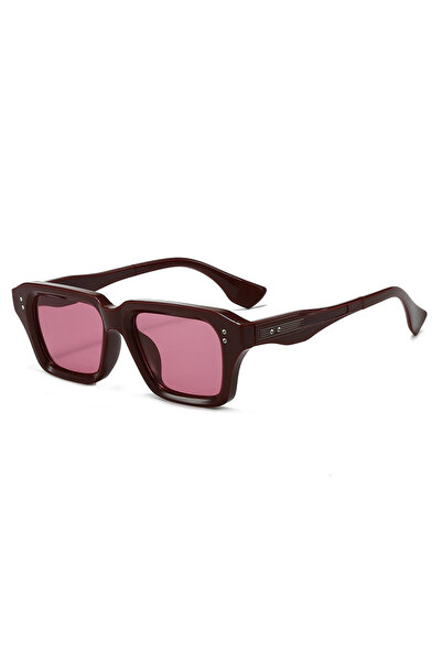 choice2 C10 Luxury Vintage Rivets Decorate Square Frame Sunglasses Women Men ...