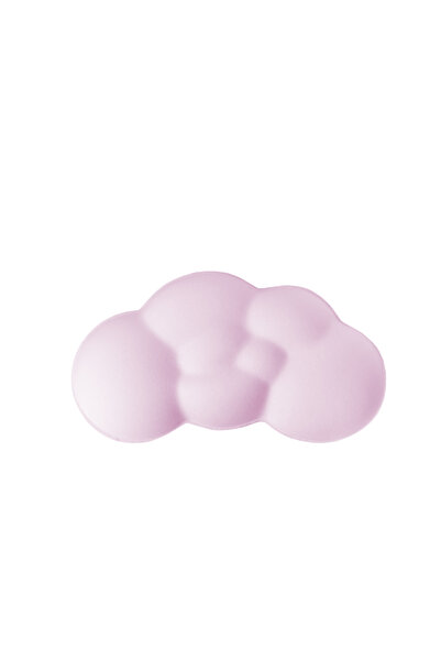 GoLite 3 Parça Bulut Şekilli Toz Pembe Klavye Ve Mouse Bilek Desteği Seti Ergonomik Memory Foam Kaymaz Taban
