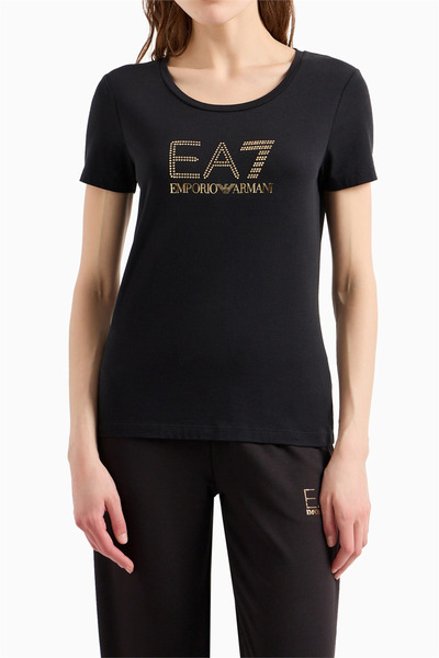 EA7 Women's Crew Neck T-Shirt Black