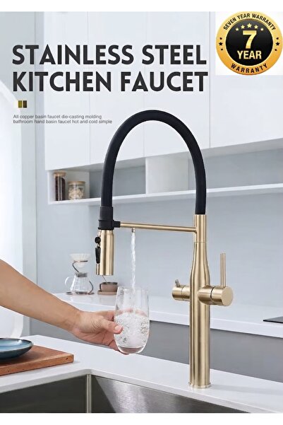 OEM Kitchen Sink Faucet with Dual Flow Water Purification Outlet, Spiral and ...