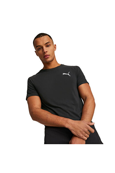 Puma Evostripe Erkek Siyah Günlük Stil T-Shirt 67331101