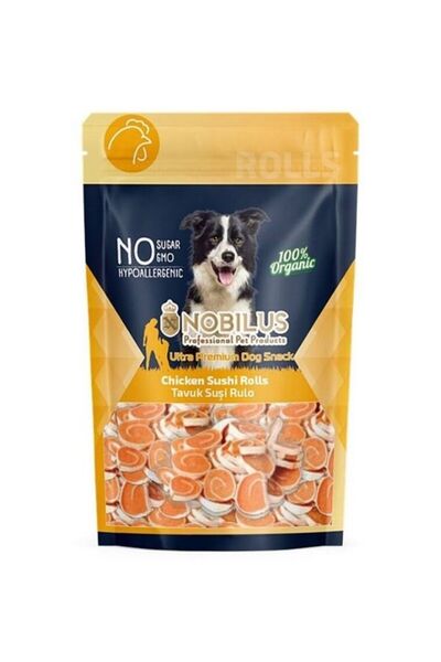 NOBİLUS Tavuklu Suşi Köpek Ödül Maması 80gr