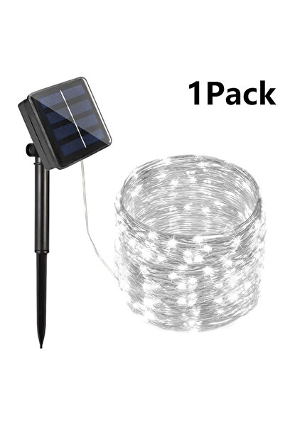 Choice 32m 300LED White 7M/12M/22/32M Solar Led Fairy Light Outdoor Festoon L...