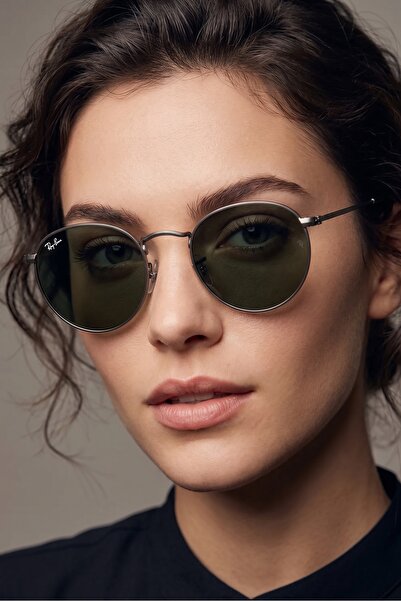 Ray-Ban Unisex Mineral Round Metal Güneş Gözlüğü Uv400 50-21-145 NT26700363