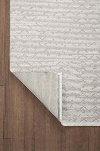 Cotto Home Feel FL010W Krem Halı Modern Desenli Akrilik Tozu Az Pamuk Taban S...