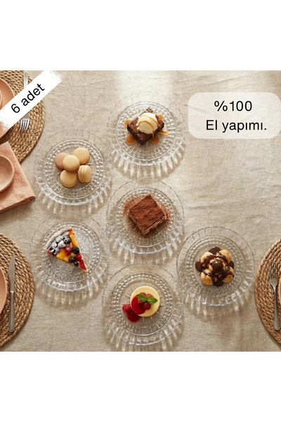 Glamis Set de 6 plăci de sticlă model Linea Selen Concept