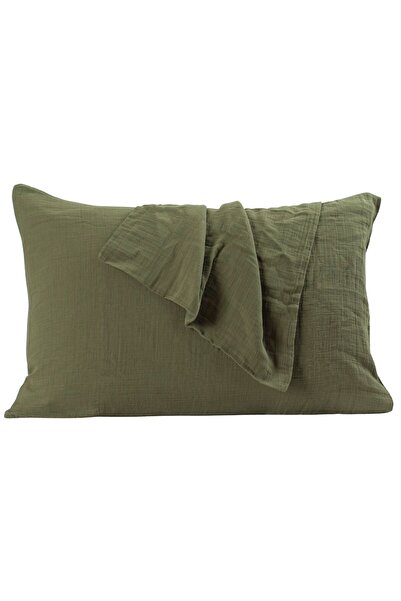 Püskül Luxury Muslin Pillowcase 2 Pieces - 100% Cotton, 2-Layer, High Quality...