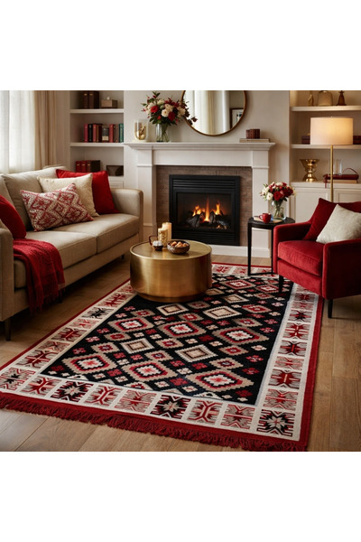 Horecahome Covor tradițional cu două fețe, dimensiune 160 x 250 cm H&H307