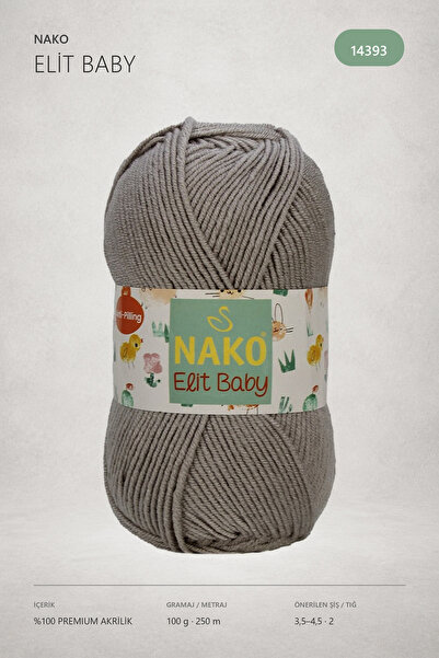 NAKO N.ako Elit Baby Anti Pilling Tüylenmeyen Bebek Ipi Vizon 14393