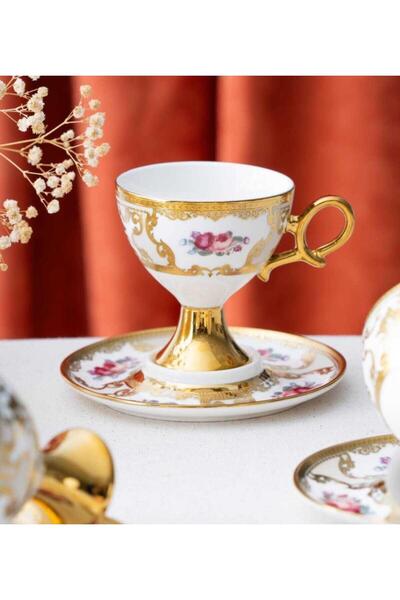 ACAR 6-Piece Galina Premium Porcelain Coffee Cup Set