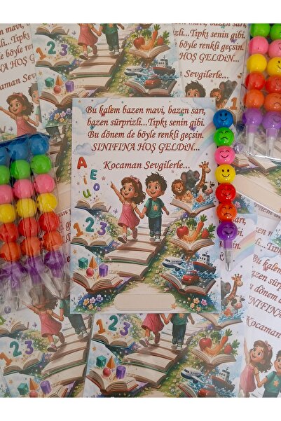 Lilamor Bursatasarımdünyası 15 Pieces Welcome to the Class April 23Rd Emoji E...