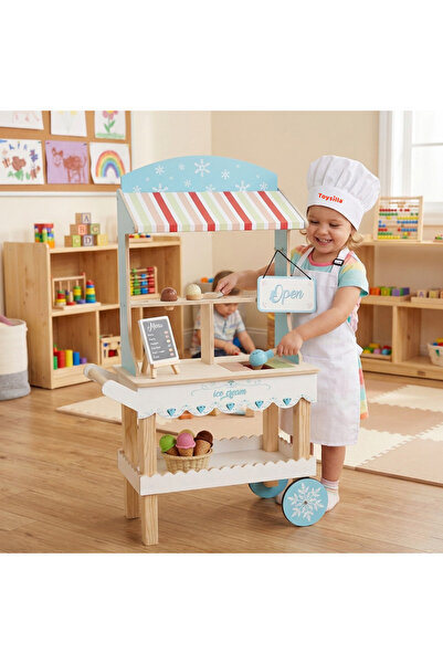 Toysilla DOĞAL AĞAÇ DONDURMA TEZGAHI T6025